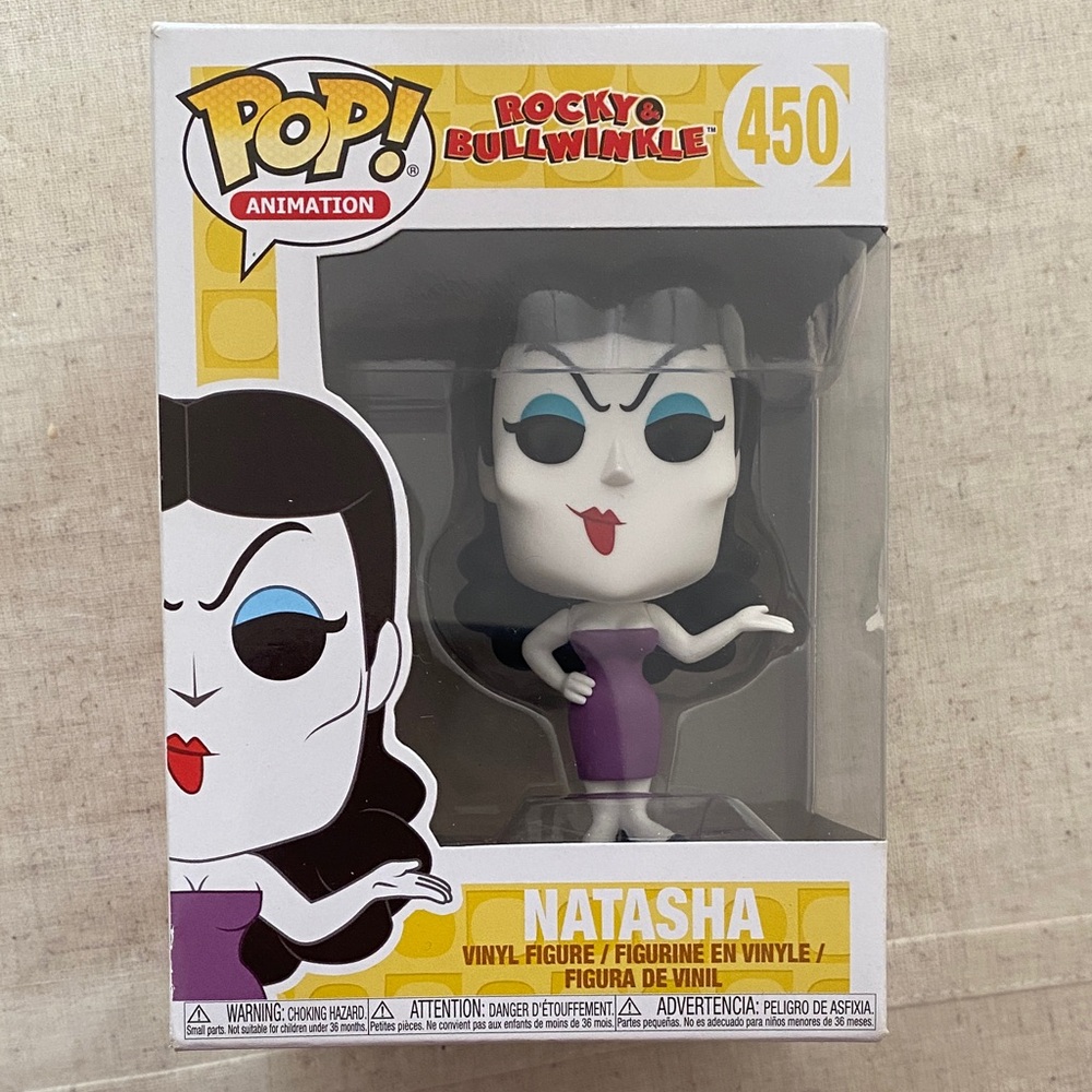 Funko POP Natasha #450 Vinyl Figure in Purple Dress with Blue Eye Shadow